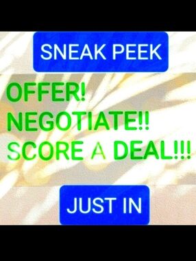 Don't be shy, make me an offer🛒🛍🎉